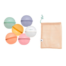 Palloncini Gavettoni d'Acqua Riutilizzabili in Silicone Magnetici (Set da 6)