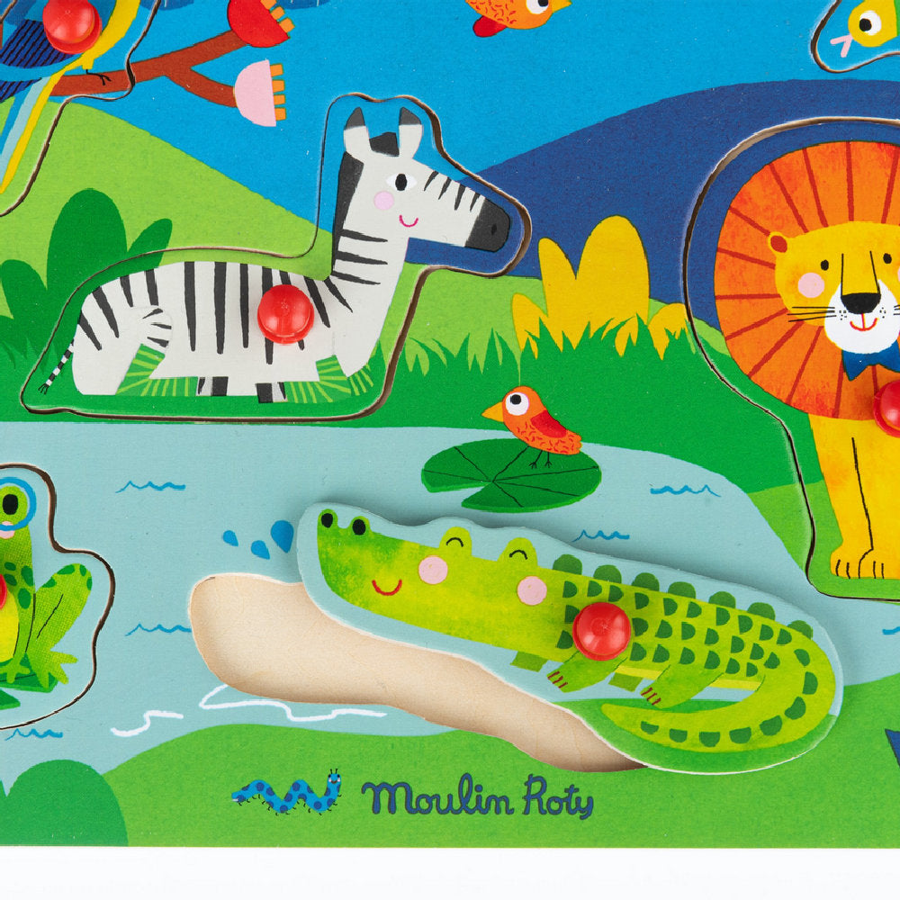 Puzzle sonoro in legno - Dai 12 mesi