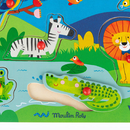 Puzzle sonoro in legno - Dai 12 mesi