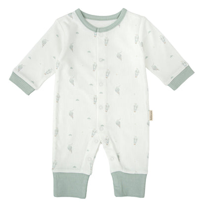 Tutina neonato - 50% Cotone organico e 50% Bamboo - Con apertura frontale