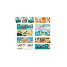 Puzzle delle impronte -animali wwf - dai 2 anni