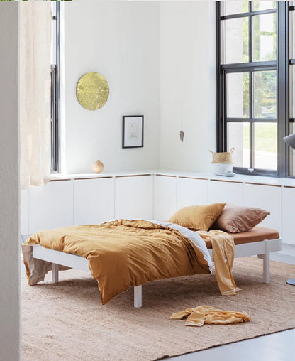 Letto singolo in Legno 'Wood Lounger Bed' (120 x 200 cm)
