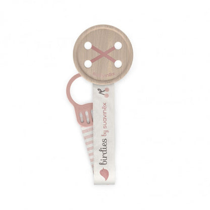 Clip porta ciuccio in tessuto - Birdies