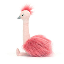 Peluche morbido fou fou struzzo
