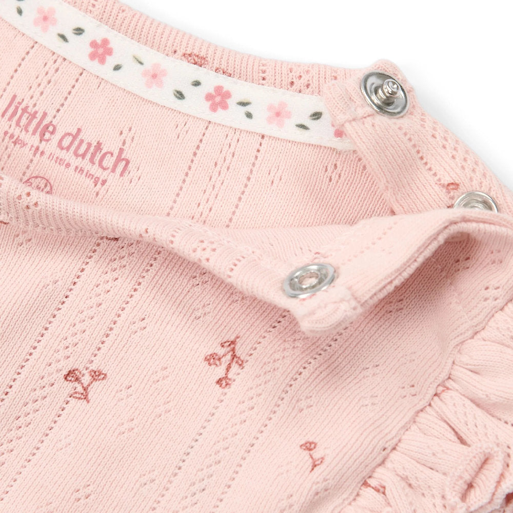 Body smanicato in cotone Bio - Fairy Flowers