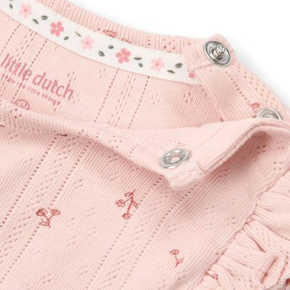 Body smanicato in cotone Bio - Fairy Flowers