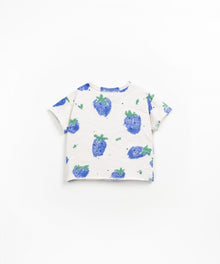 T-shirt in jersey stampato