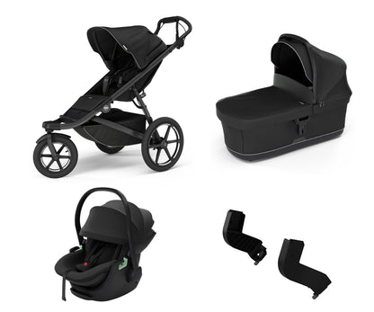 Trio Thule Urban Glide 3 - con ovetto reclinabile Maple