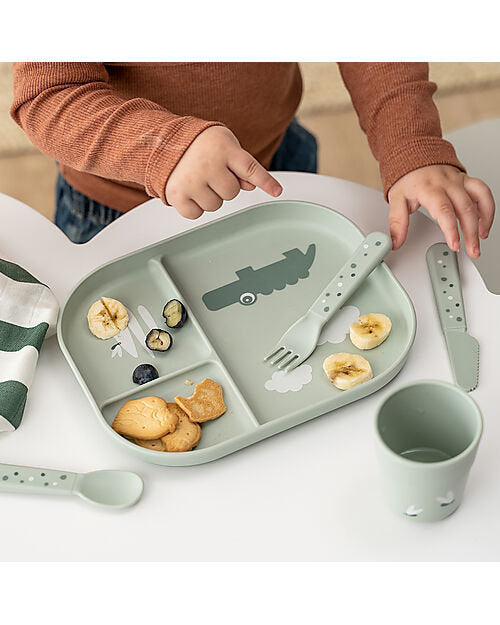 Piatto con scomparti Foodie - 100% PP Alimentare