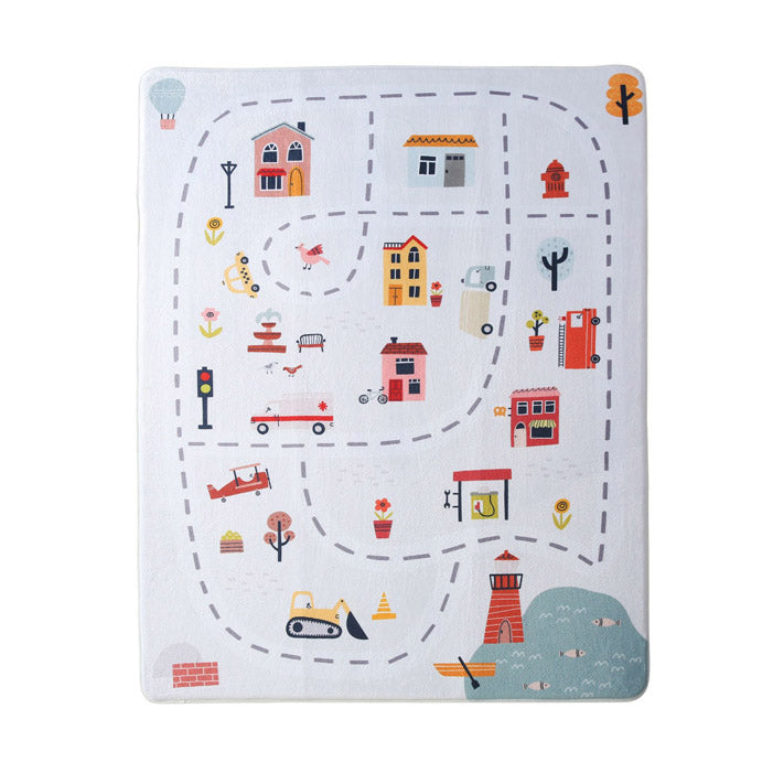 Tappeto Gioco in Memory Foam e Velluto - 160x120cm