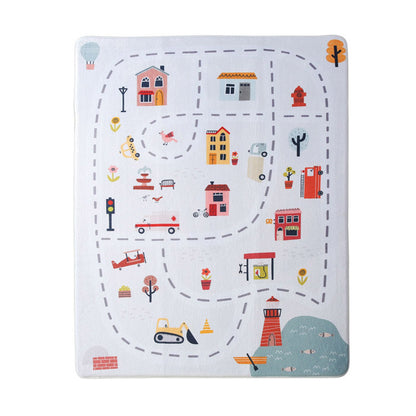 Tappeto Gioco in Memory Foam e Velluto - 160x120cm