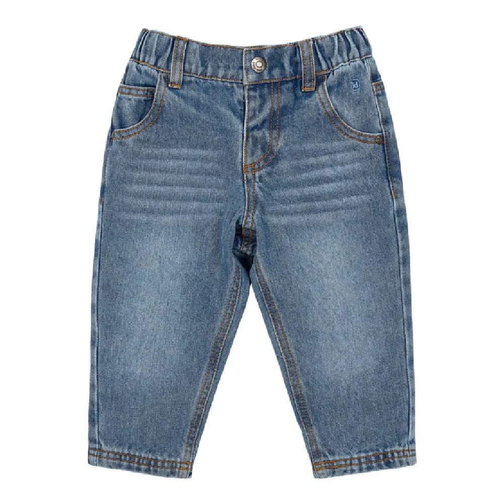 Pantaloni Jeans in Cotone Biologico - Denim