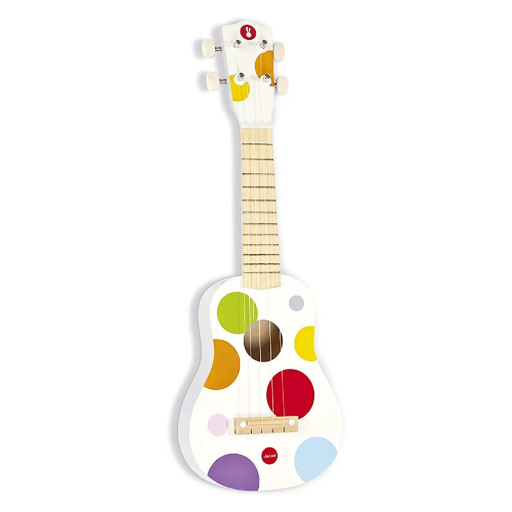 Ukulele in Legno per Bambini Linea Confetti (4 Corde in Nylon)