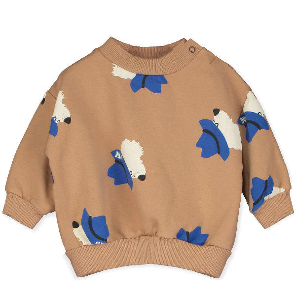 BABY SWEATSHIRT (BRUSHED COTTON FLEECE) CHILL DOGS