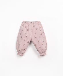 Pantaloni in twill stampato - 100% Cotone