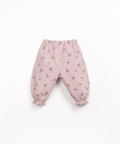 Pantaloni in twill stampato - 100% Cotone