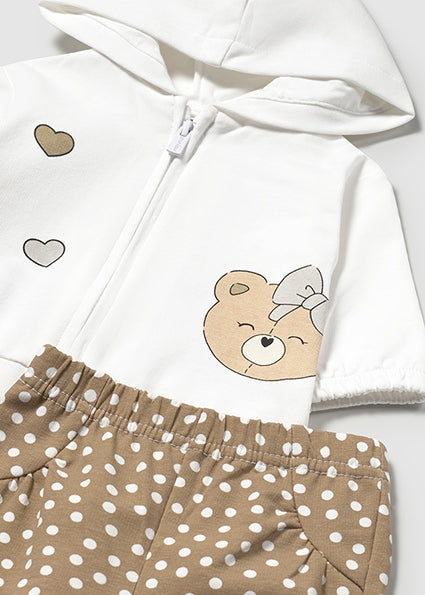Tutina neonata con cappuccio