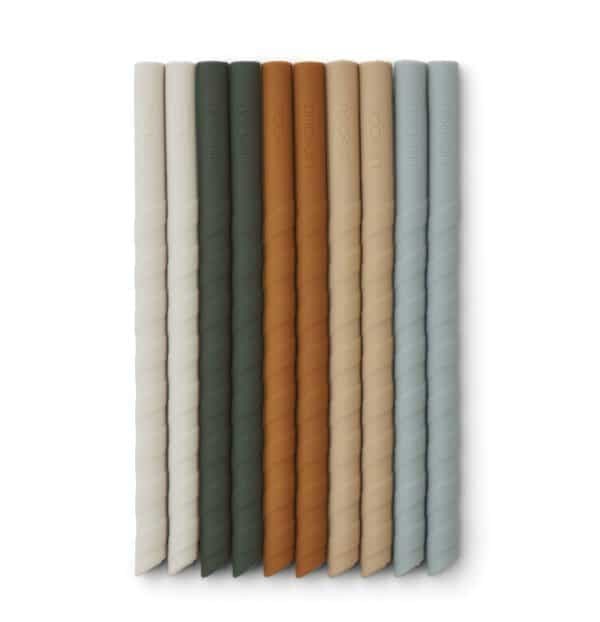 Cannucce in silicone timoti - set 10 pezzi