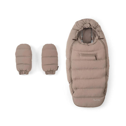 Kit invernale per passeggino - sacco + muffole