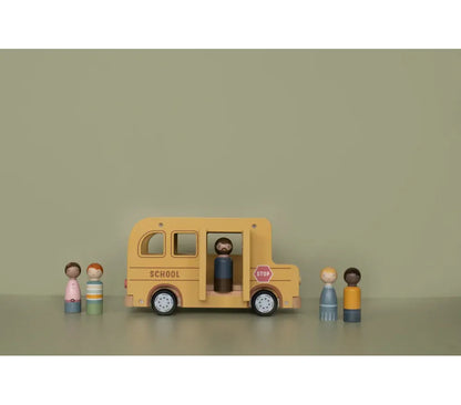 Veicolo giocattolo in legno ScuolaBus - Dai 18 mesi