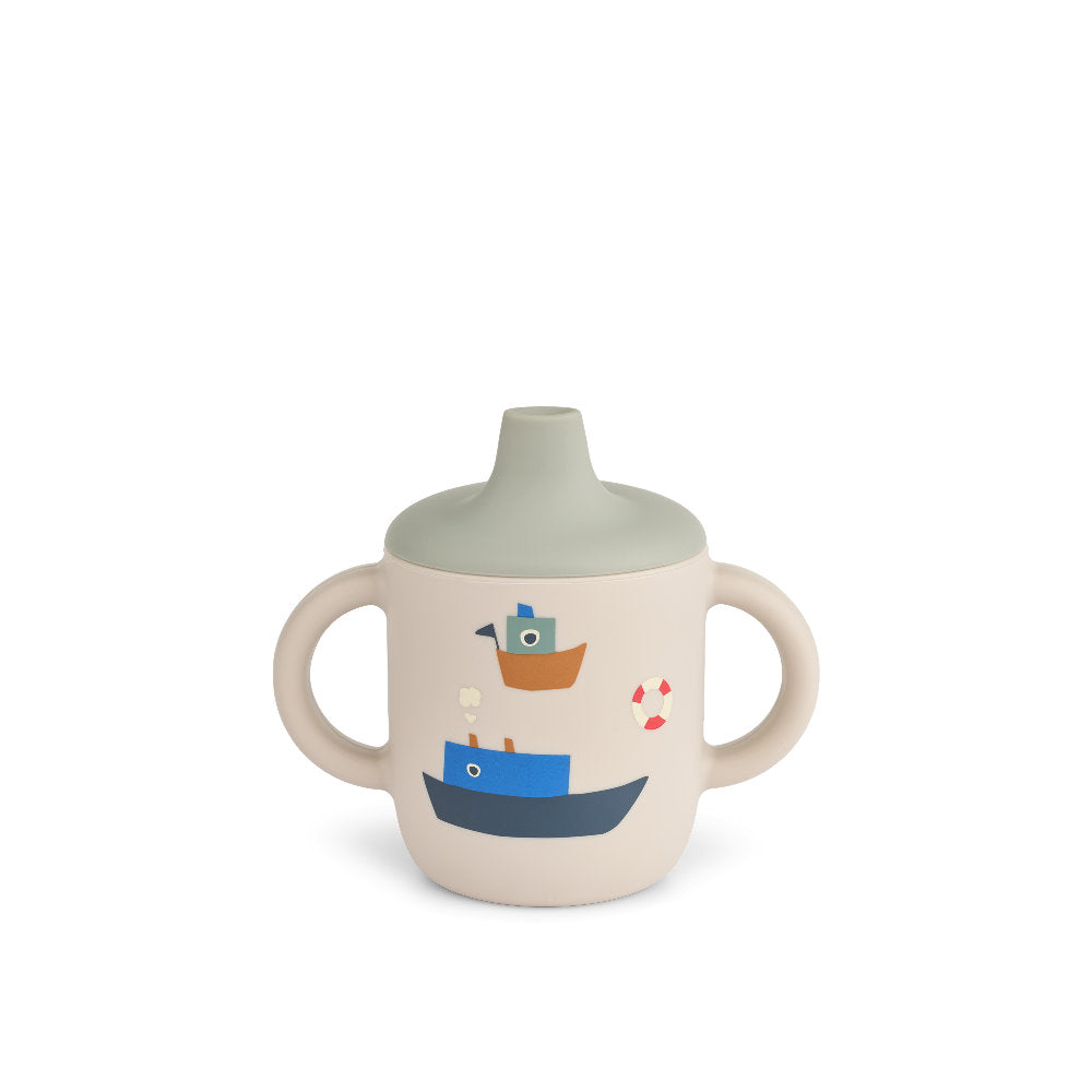 Tazza in Silicone Neil con Beccuccio e Manici -Ideale per Bambini
