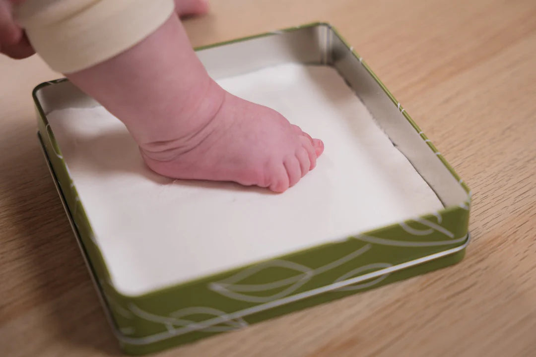 Scatola baby quadrata per ricordi