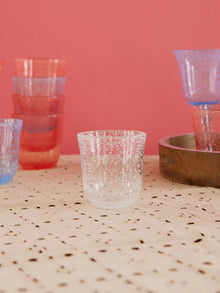 Bicchiere Acrilico Trasparente - Bubble design
