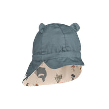 Cappello da sole reversibile gorm sea creature - con lacci