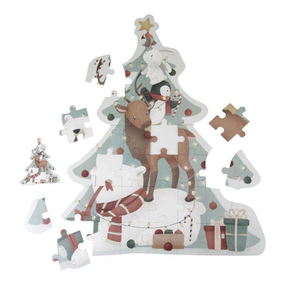 Puzzle albero di Natale XL - 35pezzi - Da 4 anni