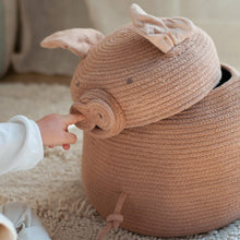 Contenitore porta oggetti  Peggy the Pig - Ø32x30cm