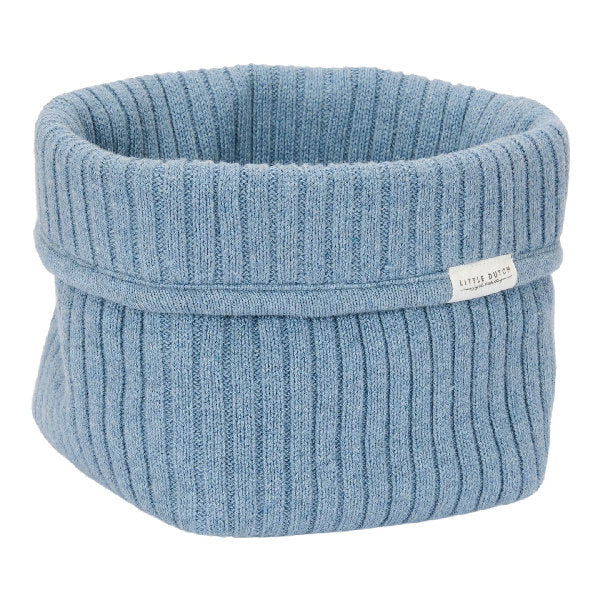 Cestino portatutto piccolo in Tricot - 15x15x15 cm