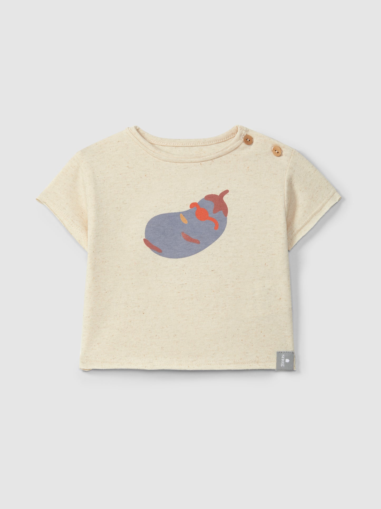 T-shirt in Jersey e Lino - Effetto Rustico Naturale