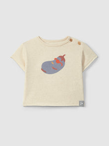 T-shirt in Jersey e Lino - Effetto Rustico Naturale