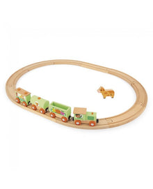 Treno della fattoria con circuit story