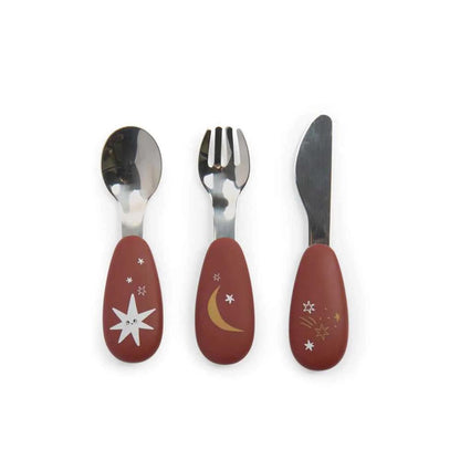 Set posate in silicone e acciaio - Lavabili in lavastoviglie