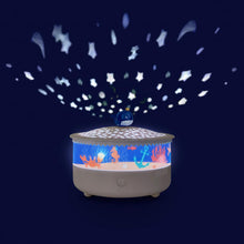 Luce notturna - Proiettore di stelle 14 cm - Musicale - Rilevatore di pianto - Ricaricabile tramite USB