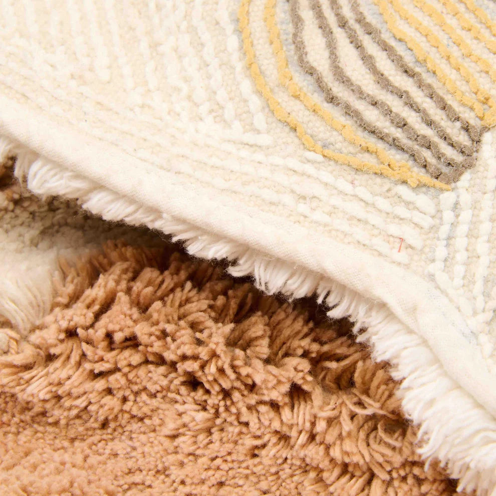 Tappeto tondo Volpe - 110x110cm - 100% Cotone BIO