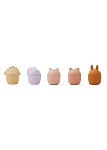5 giochi bagnetto - 100% silicone