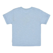 T-Shirt Bambino in Cotone Biologico 'Amici del Bosco' - Steel Blue