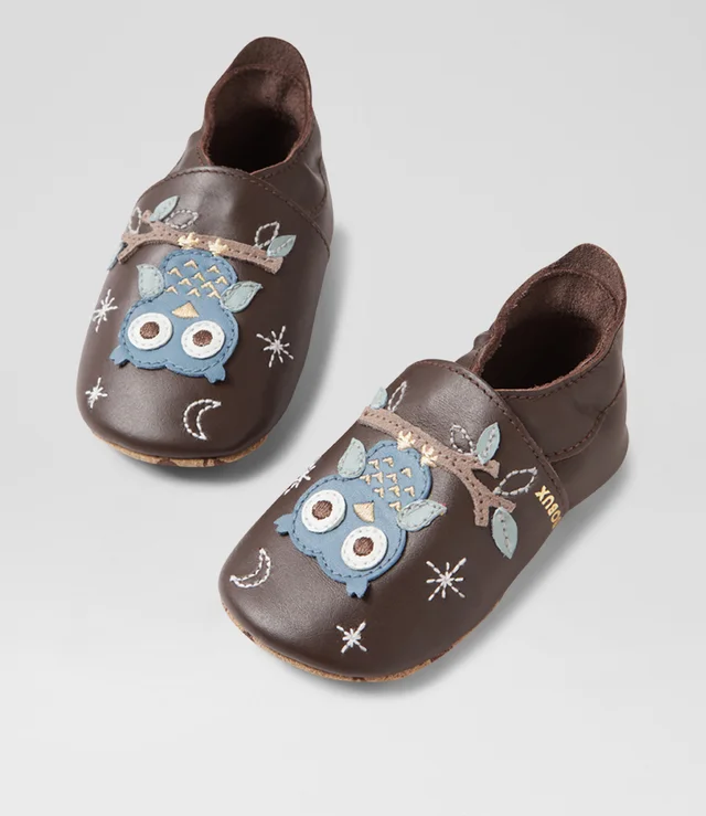 Scarpine Soft Sole Gufo Cioccolato