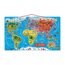 Puzzle magnetico del mondo