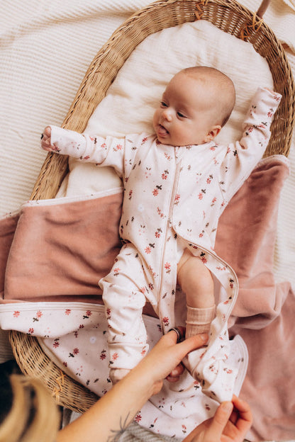 Sacco nanna in Cotone Biologico Interlock con Zip a Doppio Cursore