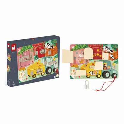 Tavoletta con serrature della fattoria - Da 3 anni