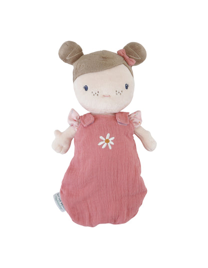 Bambola di stoffa con accessori