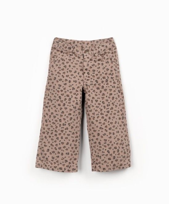 PANTALONI IN TWILL STAMPATO
