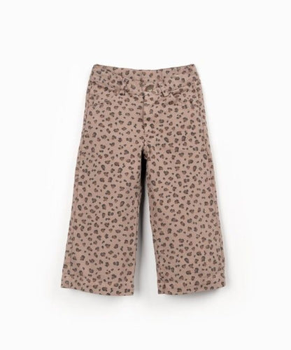 PANTALONI IN TWILL STAMPATO