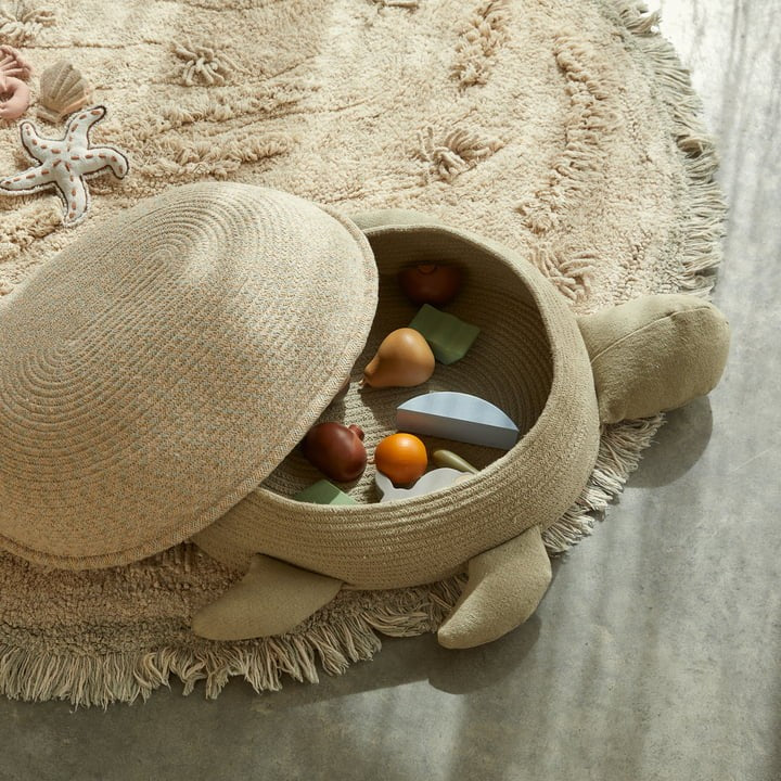 Contenitore porta oggetti Baby Turtle - 22x25x10cm