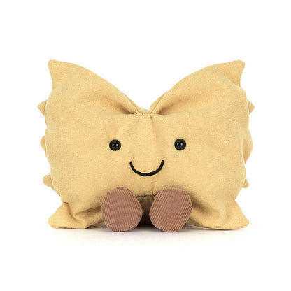 Peluche morbido pasta farfalle