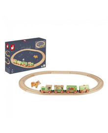 Treno della fattoria con circuit story