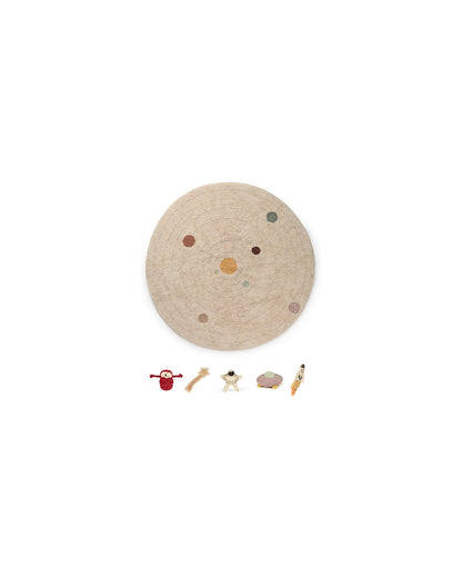 Tappeto Gioco Lavabile - Solar System - Collezione Astronaut - Diametro 150 cm